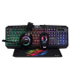 4in1 Wired Gaming Combo with Keyboard, Headset, Mouse & Mouse Mat