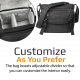 Compact DSLR Camera Bag With Adjustable Compartment