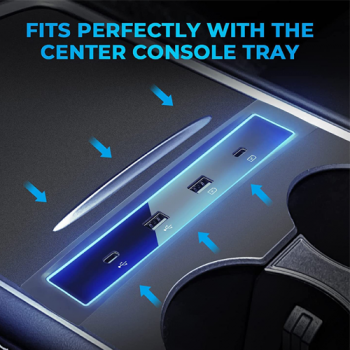 Tesla Smart Sensor Compatible Center Console Docking Station