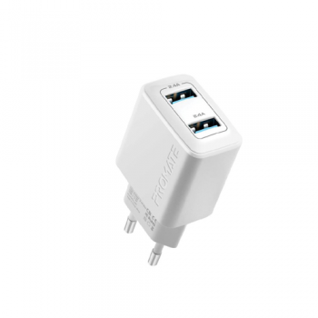 PROMATE BIPLUG CHARGER ( WHITE )