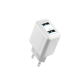 PROMATE BIPLUG CHARGER ( WHITE )