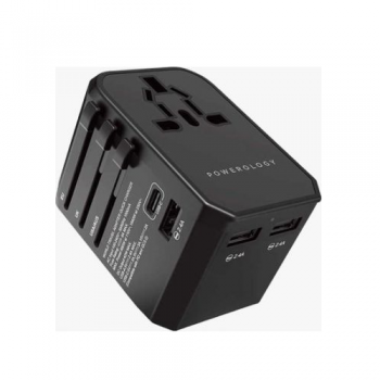 POWEROLOGY UNIVERSAL MULTI-PORT TRAVEL CHARGER