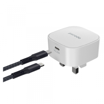 Porodo Super-Compact Fast Wall Charger PD 20W