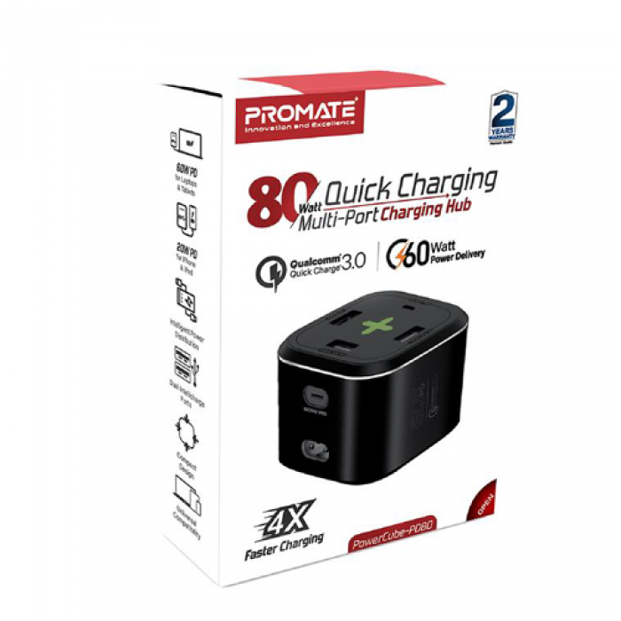 80W Quick Charging MultiPort Charging Station 80W Quick Charging