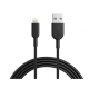 Powerline II Lighting Data Sync And Charging Cable 3M Black