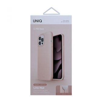 Uniq Lino Hue Magsafe Case Pink iPhone 13 Pro