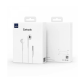 Universal 3.5mm Audio Earbuds With Microphone White