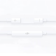 Universal 3.5mm Audio Earbuds With Microphone White