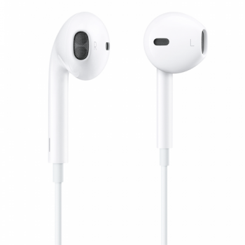 Universal 3.5mm Audio Earbuds With Microphone White