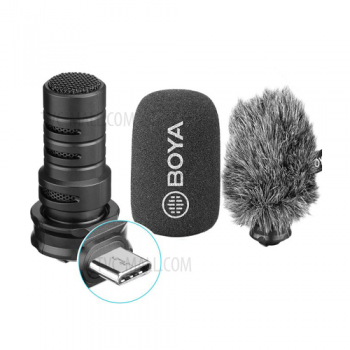 Boya Premium Audio Digital Stereo Microphone for Android USB Type C