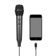 Boya BY-HM2 USB/Type-C/Lightning Digital Handheld Microphone, Black
