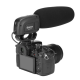 On-camera condenser shotgun microphone