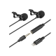 Digital Dual Lavalier Microphones for iOS devices
