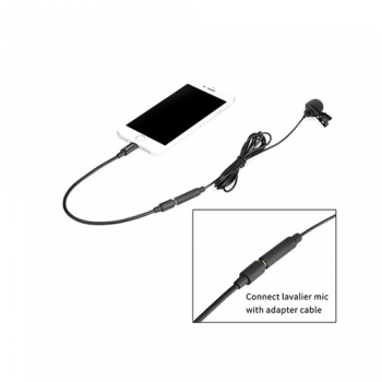 Boya BY-M2 Clip-on Lavalier Microphone For iOS Device