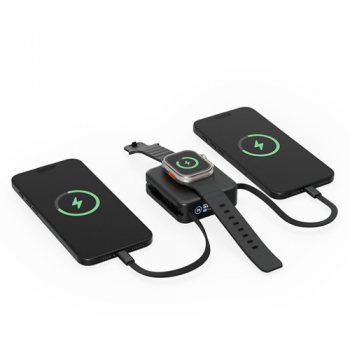 Energea Magpac Mini Plus Qi2 10K Magsafe Power Bank - Black Energea Magpac Mini Plus Qi2 10K Magsafe Power Bank - Black