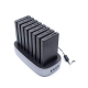 Powerology 8 in 1 Power Station 8000mAh with Built-In Cable - Black