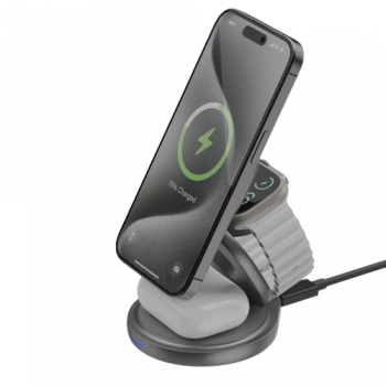 GoMag Gyre 3-In-1 MagSafe Compatible Wireless Charging Station