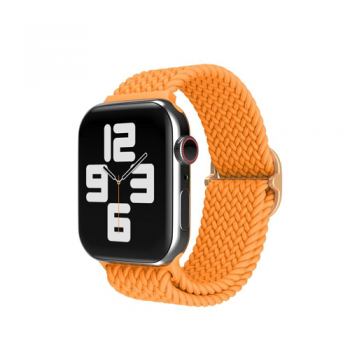 Green Braided Sololoop Adjustable Strap For Apple Watch